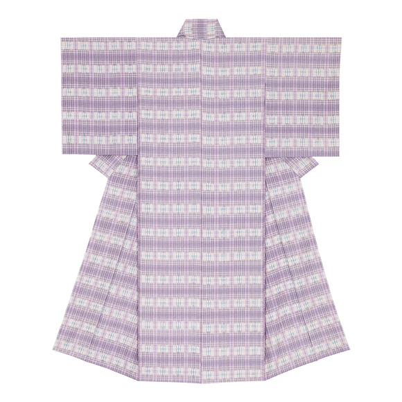 Plant Dyed Kimono of Dōton Weave 