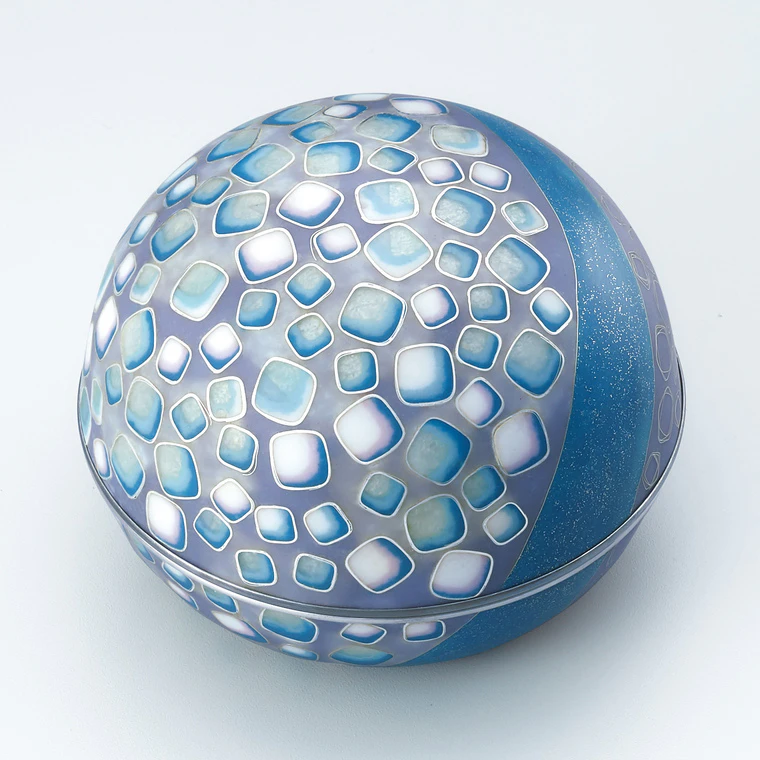 photo Cloisonne Covered Vessel "Suzukurezuki (Cool Evening Moon)"