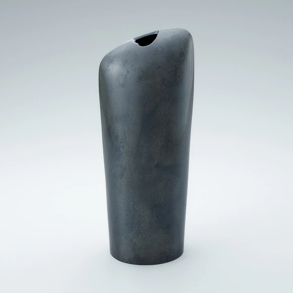 Single Flower Vase of Rōgin "Gust of Wind"