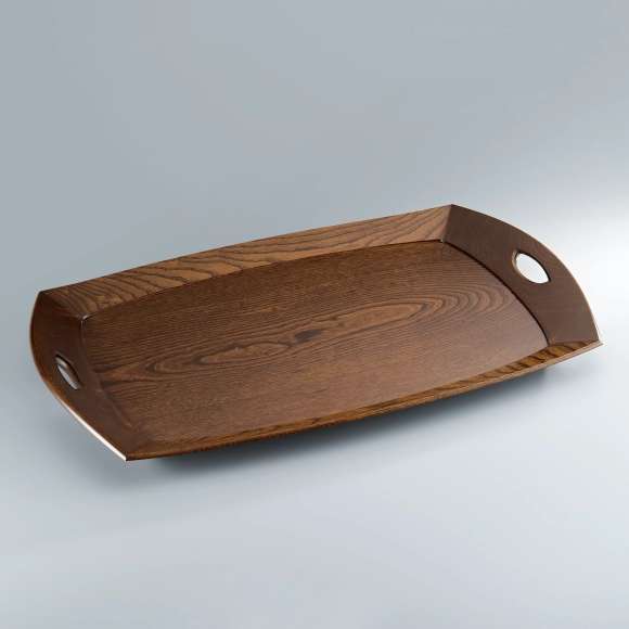 Zelcova Tray with Wiped-Lacquer Finish