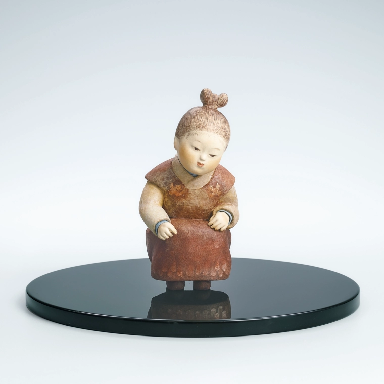 photo Wood Sculpture Covered with Paper "Insects Awakening"