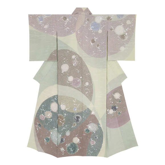 Formal Kimono with Design in Batik "Crystal"