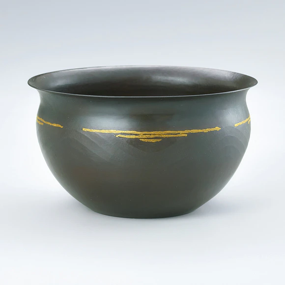 Forged Copper Water Container "Evening Glow"