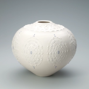 壺　彩色　共箱あり　窯元作家品 壺 彩色 共箱あり 窯元作家品 壺彩色共箱あり窯元作家品