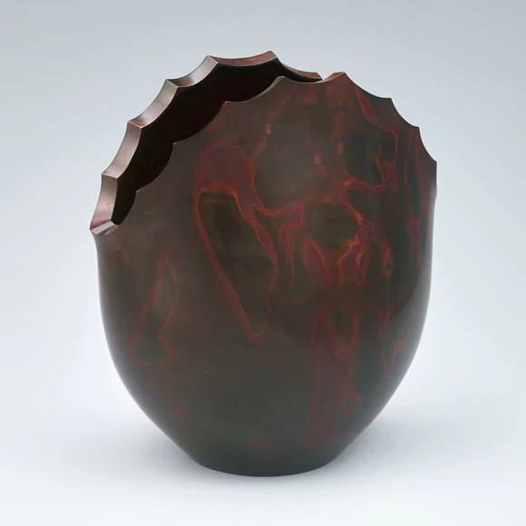 鋳銅花器「包」(佐藤 光男)｜ギャラリージャパン