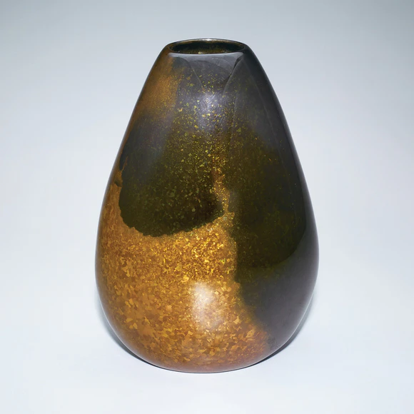 真土焼型吹分花器