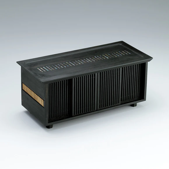 Ebony Wood Box with Drawer "Tranquility"