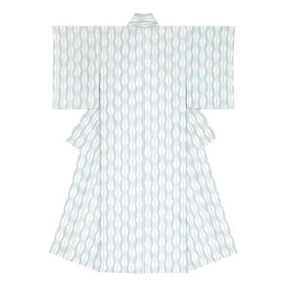Kimono of Tsumugi "Cool Breeze"
