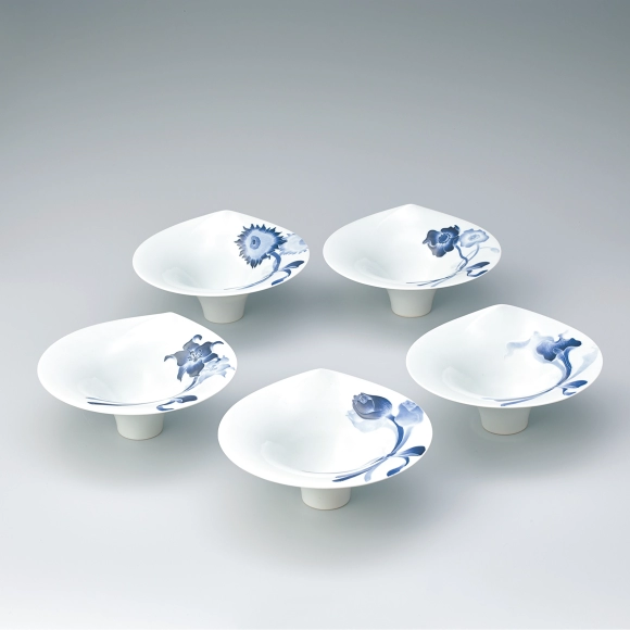 Set of Bowls "A Bunch of Flower with ~"