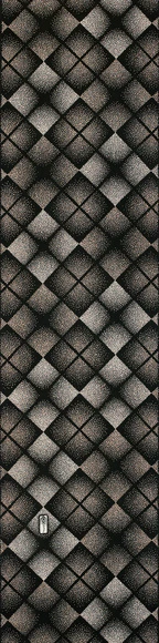 Obi Sash with Design in Yuzen Dyeing "Stepping Stones"