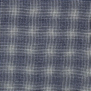 Tokyo Fine-Pattern Dyeing Cloth for Kimono "Embossed Layers of Fine Square Patterns and Distorted Stripes"