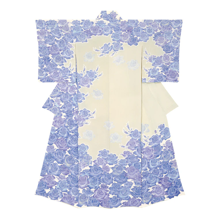 photo Formal Kimono with Design in Yūzen Dyeing "Floral Fragrance"