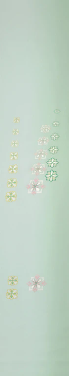 photo Nagoya Obi Sash with Embroidery "Beam of Light"