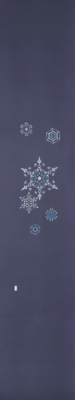刺繡名古屋帯「氷晶」