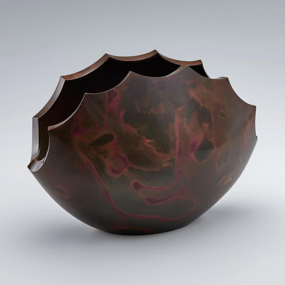 鋳銅花器「包」(佐藤 光男)｜ギャラリージャパン