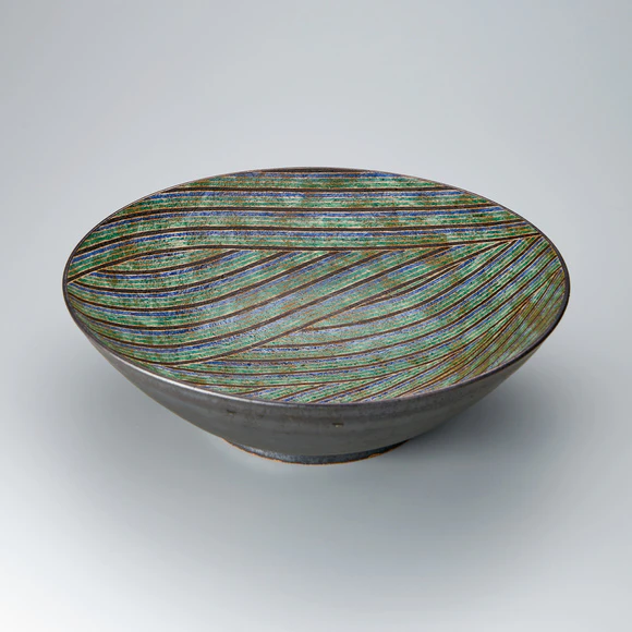 加彩交錯紋組鉢(植松 隆)｜ギャラリージャパン