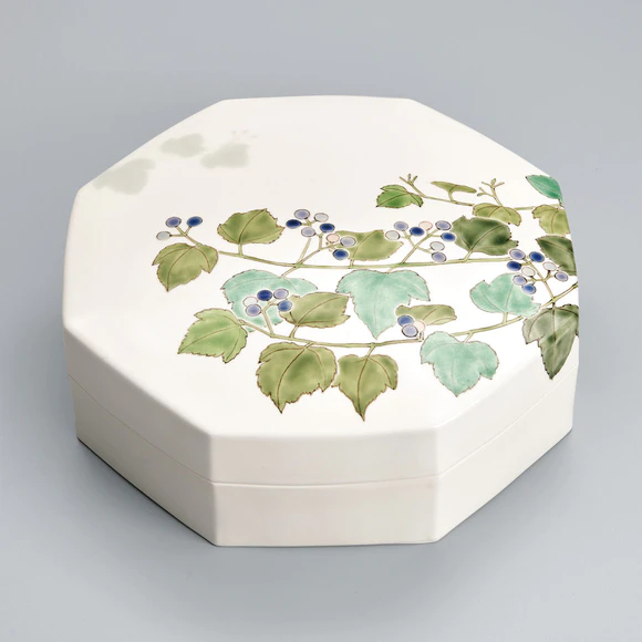 鉄絵銅彩秋海棠文鉢(神谷 紀雄)｜ギャラリージャパン