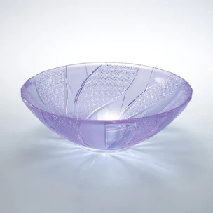 【ピンクマさま専用】【芸術作品・作家一点もの】ガラス工芸芸術作家　ガラスの器 Plum-2（ガラスの器） | Maki Miyagawa ｜インテリア絵画 アート