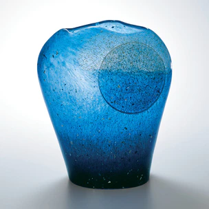 Pâte de Verre Flower Vase "Silence"