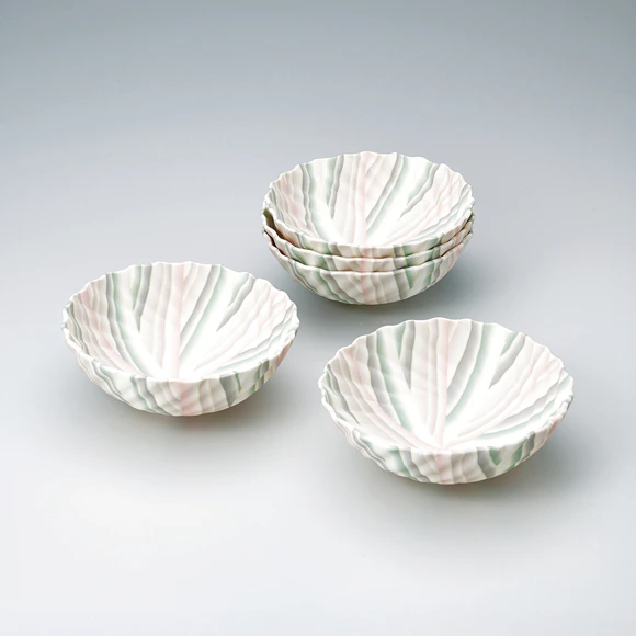 透光磁練込組鉢「桜のかさね」(浅井 敬子)｜ギャラリージャパン