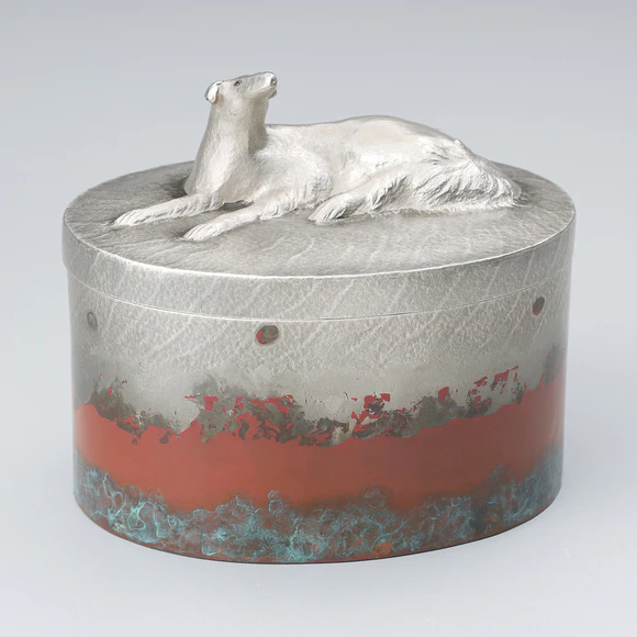 Hammered Box Borzoi 