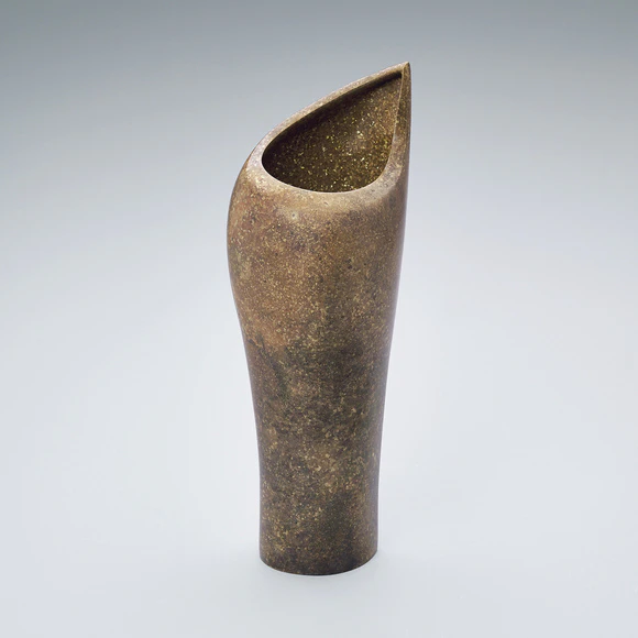 真土焼型吹分花器「芽吹き」