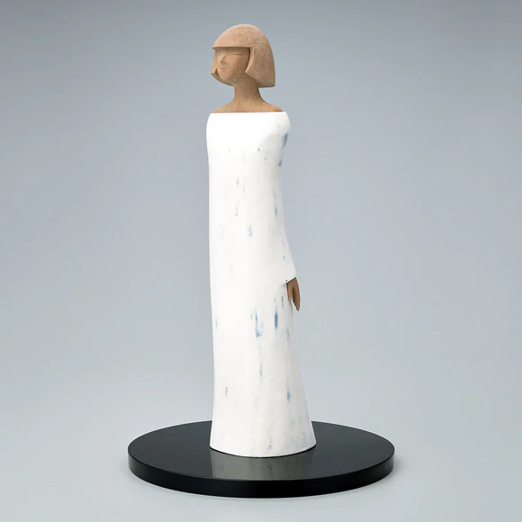木彫人形美術品 土屋仁応木彫展 「菩薩と象・人形と裂」オリジナル木彫作品 人形