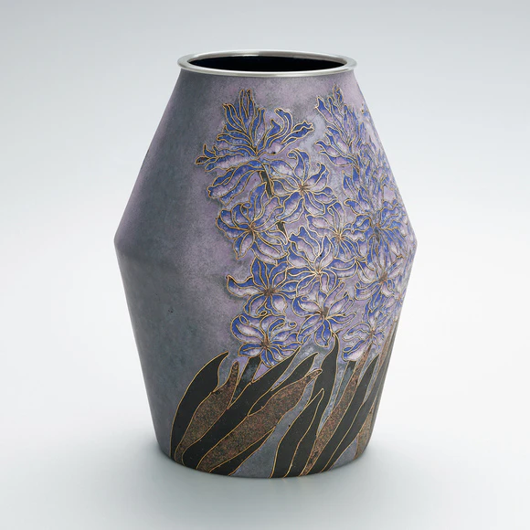 泥釉七宝花入「律」(河田 貴保子)｜ギャラリージャパン