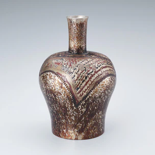 Single-flower Vase with Inlaid Decoration