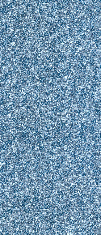 photo Kimono with Design in Nagaita-chūgata "Kikkamon (Chrysanthemum Pattern)"
