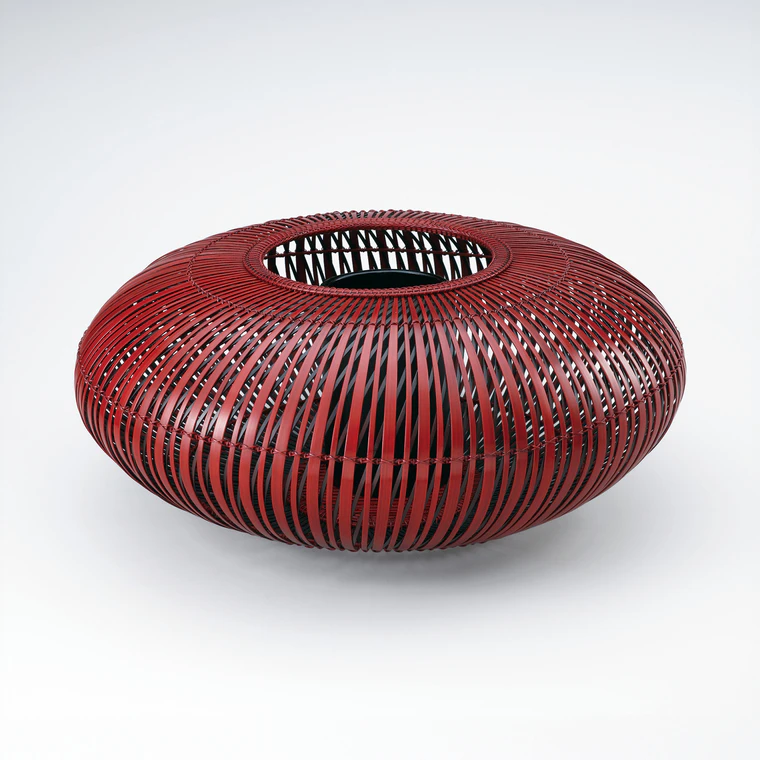 写真：千筋組花籃「光彩」