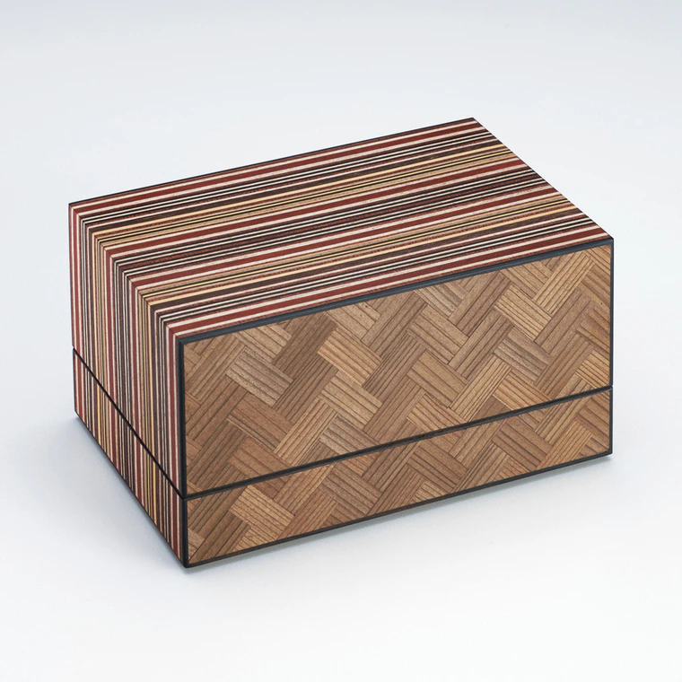 photo Small Box with Stripe Design