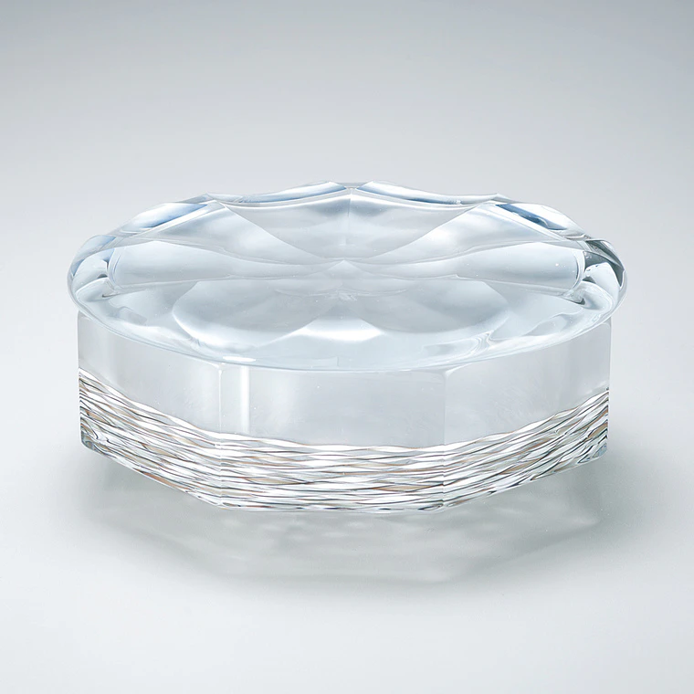 photo Glass Sweets Bowl "Orika (Woven Flower)"