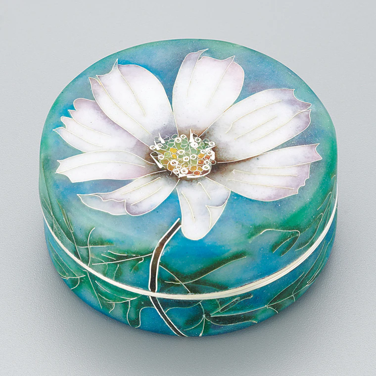 photo Wired Cloisonné Incense Container "Cosmos"