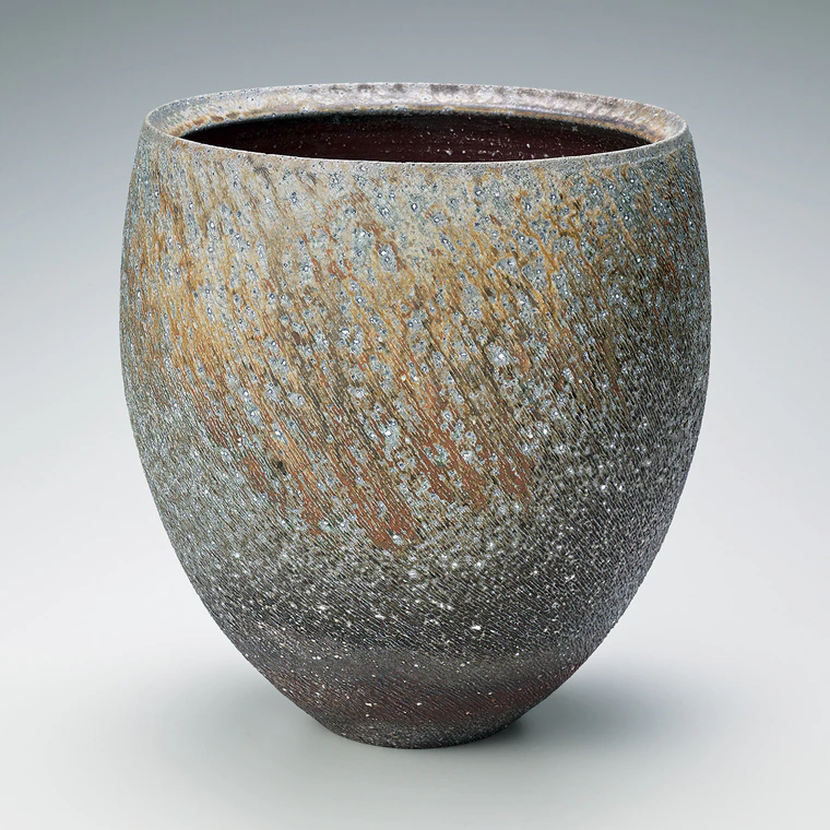 photo Wide-mouthed Flower Vase with Kiln Effects