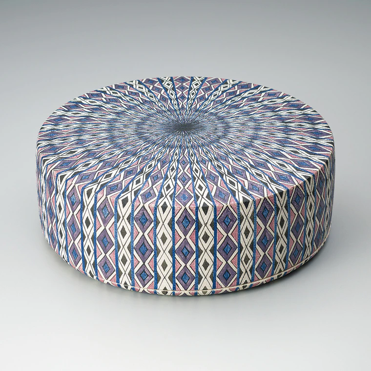 布目藍彩陶筥(福野 道隆)｜ギャラリージャパン