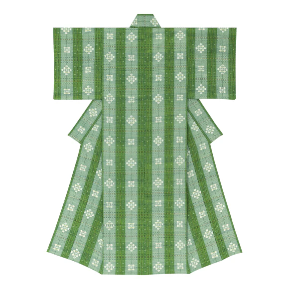 Kimono of Tsumugi "Budding"