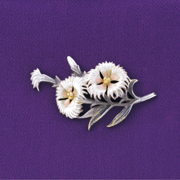 花散里 帯留金具(竹花 万貴)｜ギャラリージャパン