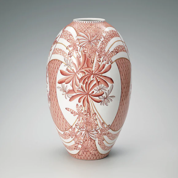 赤絵壺「未来煌花」(大杉 幸代)｜ギャラリージャパン