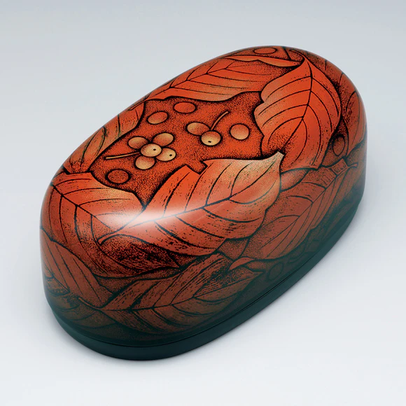 乾漆蒟醬箱「野原」(松本 法子)｜ギャラリージャパン