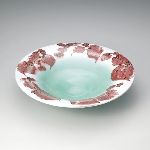 スコータイ鉄絵花文茶碗　粉引 スコータイ鉄絵花文茶碗 粉引 スコータイ鉄絵花文茶碗 粉引