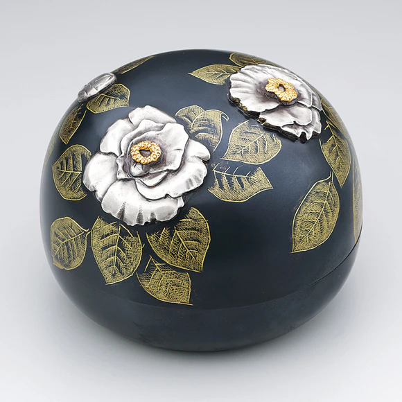 四分一象嵌花器「花あかり」(細谷 みちる)｜ギャラリージャパン