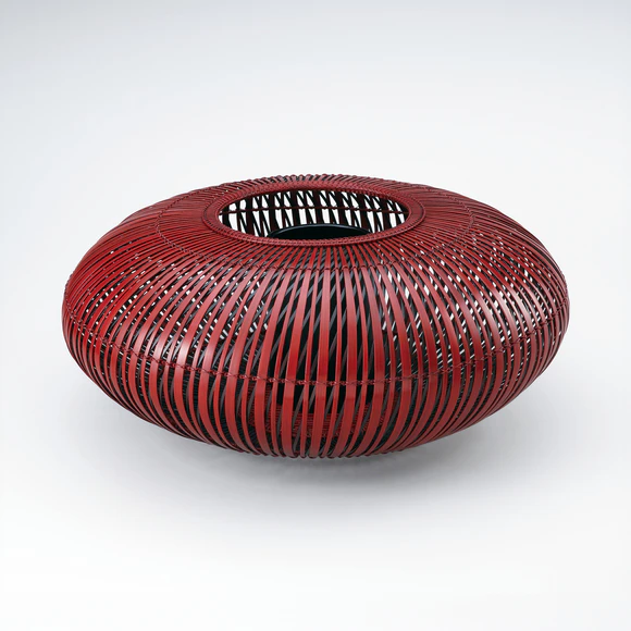 巻編盛籃「花筏」(磯飛 節子)｜ギャラリージャパン