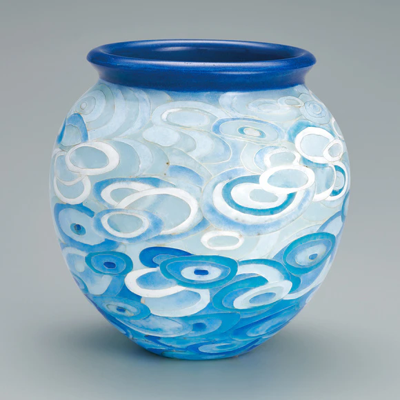 省胎七宝器「翠雨」 (Takako Sase) ｜Gallery Japan