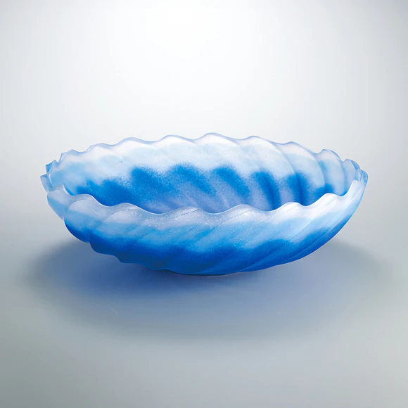 Glass Bowl "Tidal Current"