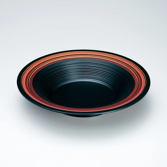 Lacquered Serving Vessel, Magewappa (Bentwood) Style