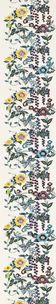 Obi Sash with Design in Stencil Resist Picture Dyeing 