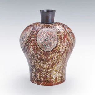 Single-flower Vase with Inlaid Decoration