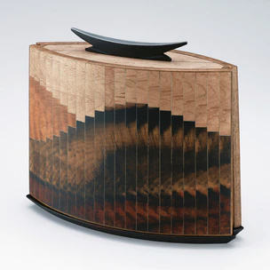 Creative Incense Burner with Wood Inlay “Dodaira”