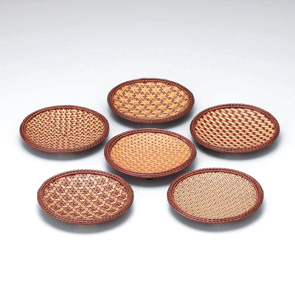 巻編盛籃「花筏」(磯飛 節子)｜ギャラリージャパン